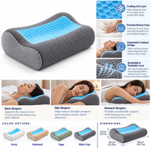 Cooling Gel Memory Foam Pillow