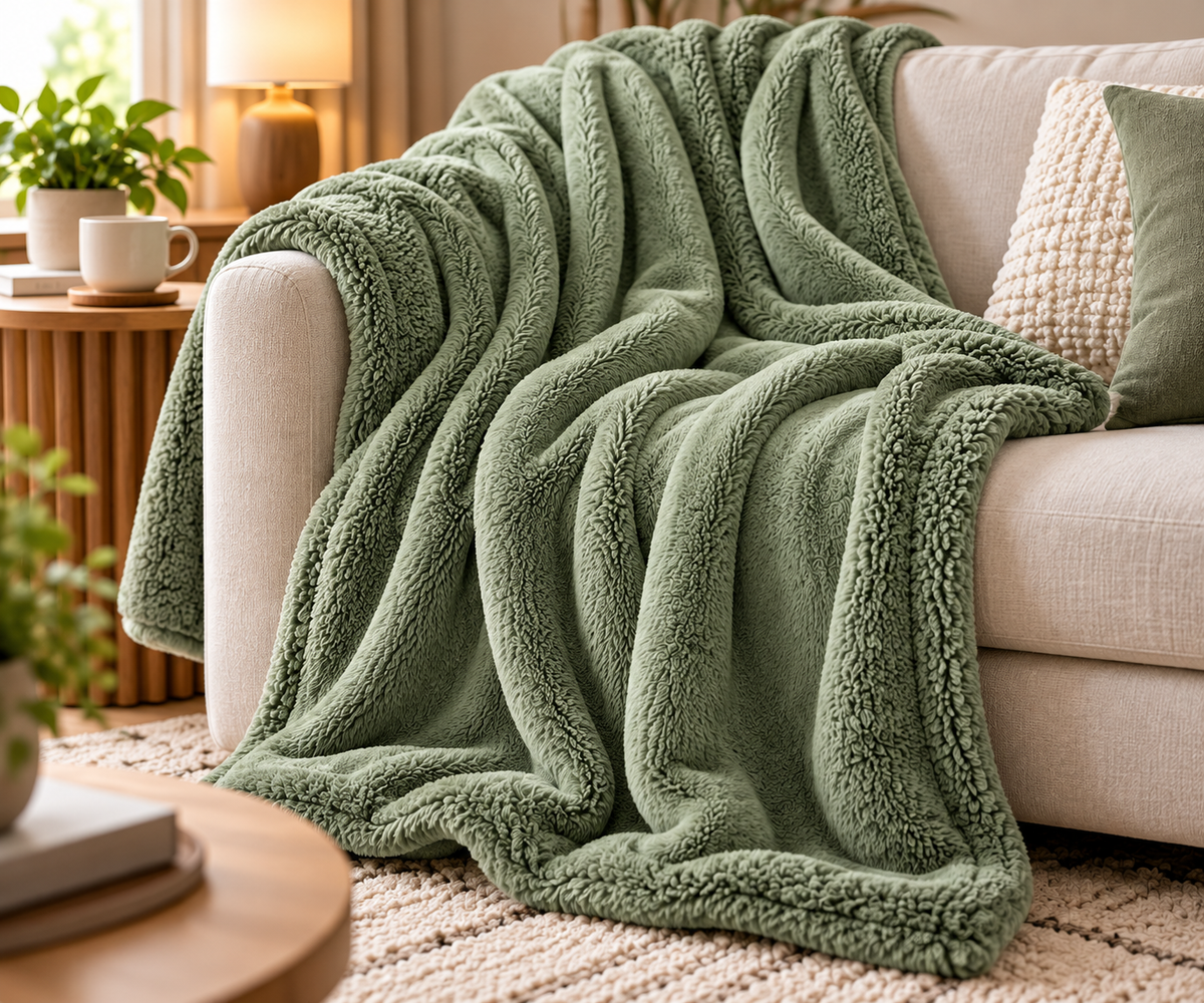 CozyFleece Throw Blanket