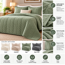 Lightweight Quilted Bedspread Set