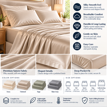 Silky Smooth Sateen Sheet Set