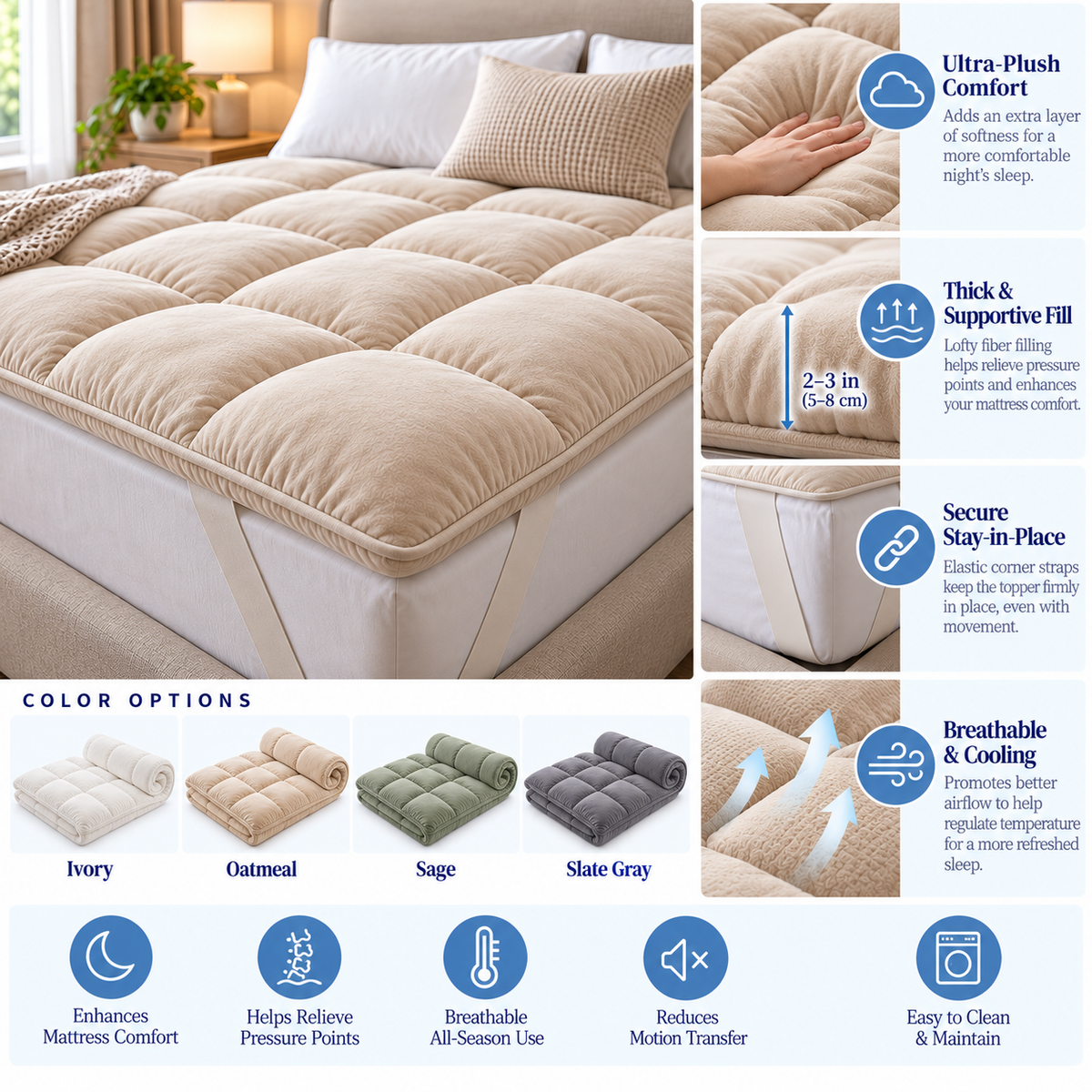 Plush Mattress Topper